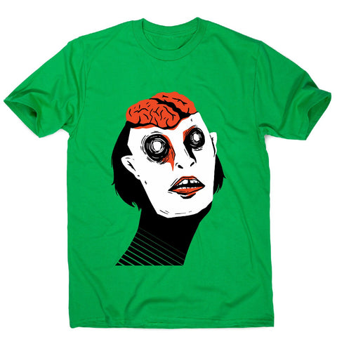 Exposed brain - men's funny premium t-shirt - Graphic Gear