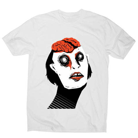 Exposed brain - men's funny premium t-shirt - Graphic Gear