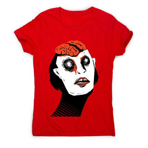 Exposed brain - women's funny premium t-shirt - Graphic Gear