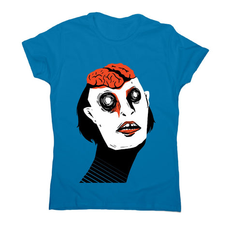 Exposed brain - women's funny premium t-shirt - Graphic Gear