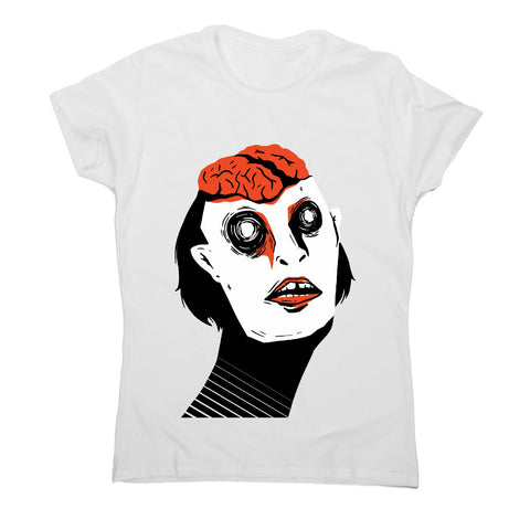 Exposed brain - women's funny premium t-shirt - Graphic Gear