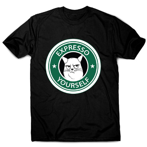 Expresso yourself - men's funny premium t-shirt - Graphic Gear