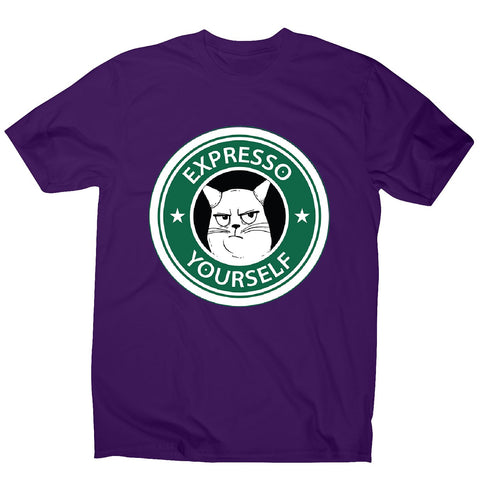 Expresso yourself - men's funny premium t-shirt - Graphic Gear