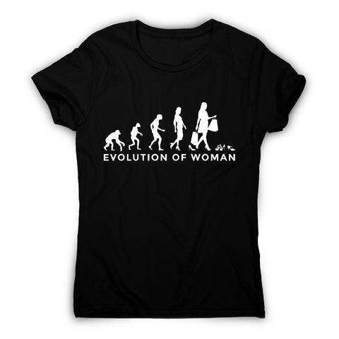 Female evolution - funny women's t-shirt - Graphic Gear