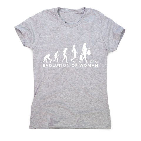 Female evolution - funny women's t-shirt - Graphic Gear