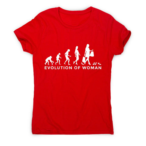 Female evolution - funny women's t-shirt - Graphic Gear