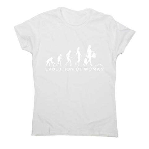 Female evolution - funny women's t-shirt - Graphic Gear