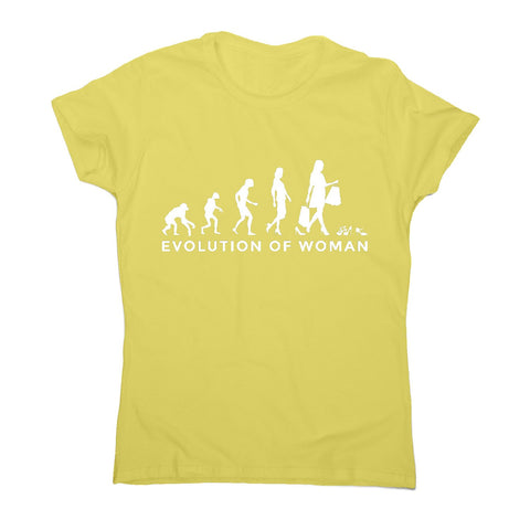Female evolution - funny women's t-shirt - Graphic Gear