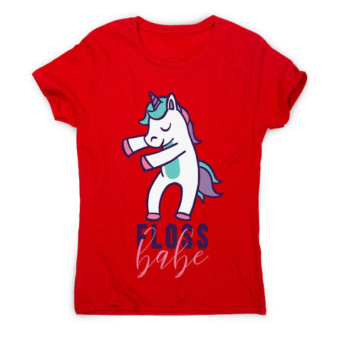 Floss unicorn - funny women's t-shirt - Graphic Gear