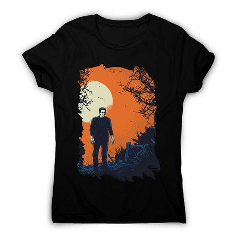 Frankenstein graphic - women's funny premium t-shirt - Graphic Gear