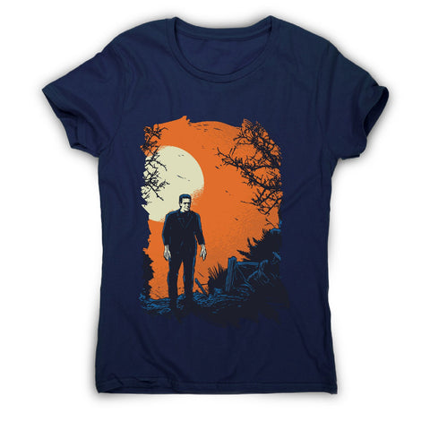 Frankenstein graphic - women's funny premium t-shirt - Graphic Gear