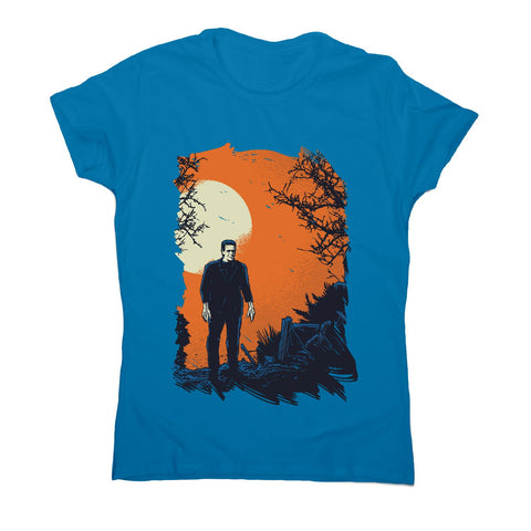 Frankenstein graphic - women's funny premium t-shirt - Graphic Gear