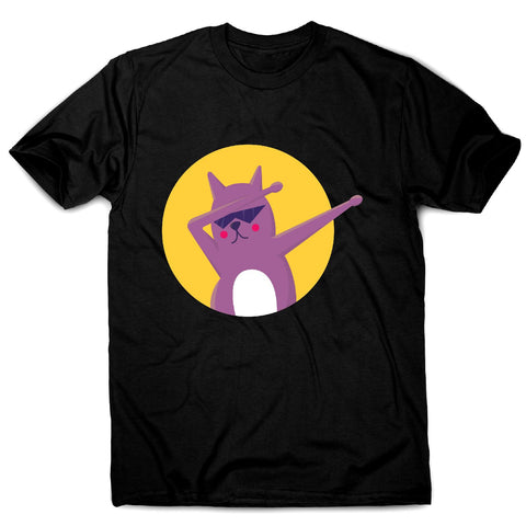 Funny cat dab - men's t-shirt - Graphic Gear