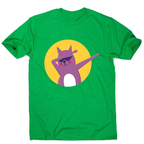 Funny cat dab - men's t-shirt - Graphic Gear