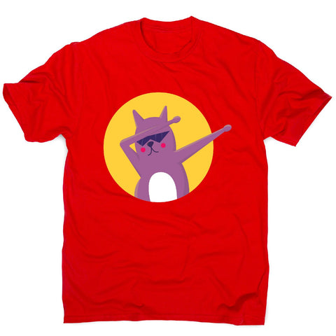 Funny cat dab - men's t-shirt - Graphic Gear