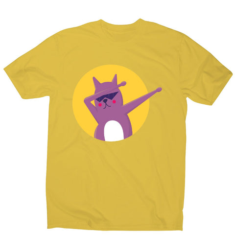 Funny cat dab - men's t-shirt - Graphic Gear