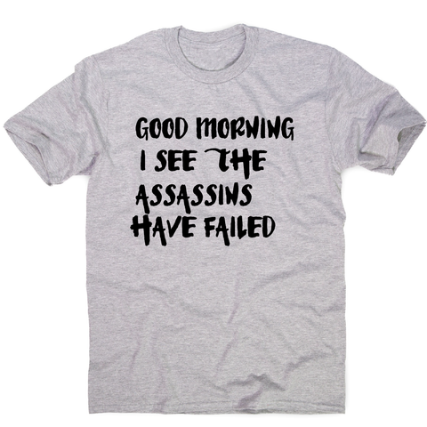 good morning I see the - funny sleeping t-shirt men's - Graphic Gear