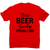 hello beer goodbye - funny drinking t-shirt men's - Graphic Gear