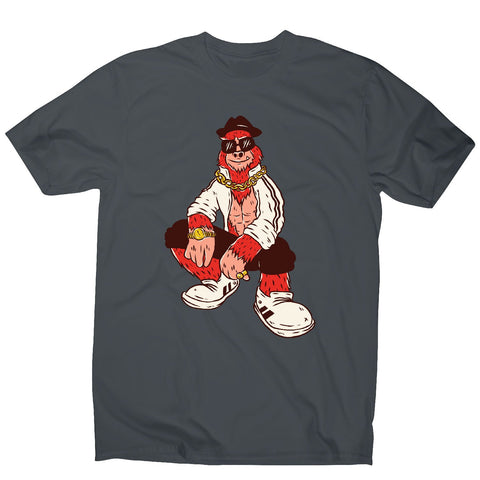 Hip hop bigfoot - men's funny premium t-shirt - Graphic Gear