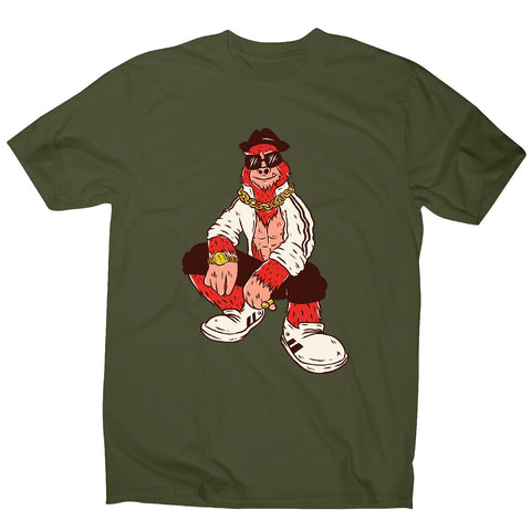 Hip hop bigfoot - men's funny premium t-shirt - Graphic Gear