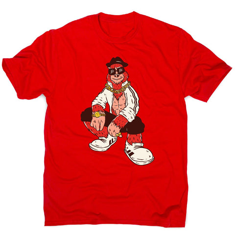 Hip hop bigfoot - men's funny premium t-shirt - Graphic Gear