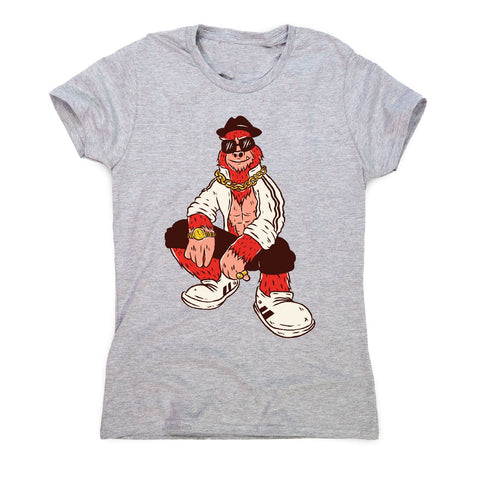 Hip hop bigfoot - women's funny premium t-shirt - Graphic Gear