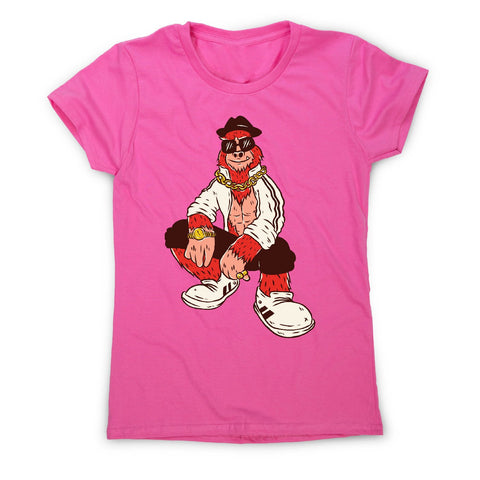 Hip hop bigfoot - women's funny premium t-shirt - Graphic Gear