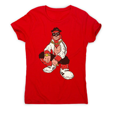 Hip hop bigfoot - women's funny premium t-shirt - Graphic Gear