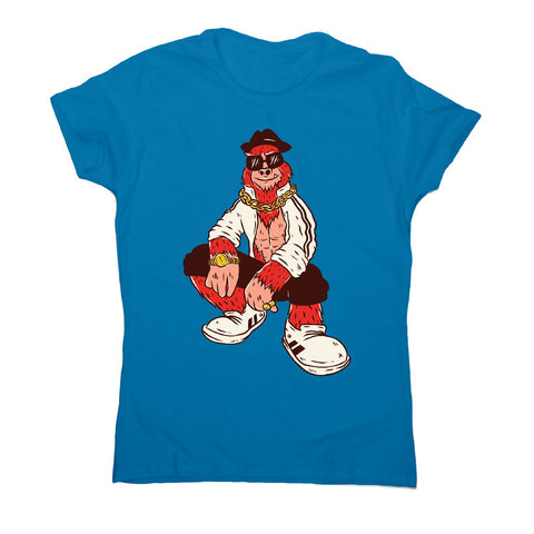 Hip hop bigfoot - women's funny premium t-shirt - Graphic Gear