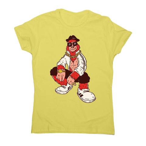 Hip hop bigfoot - women's funny premium t-shirt - Graphic Gear
