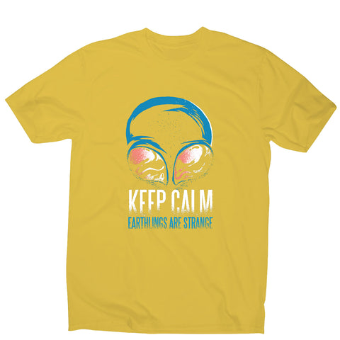 Keep calm alien - funny men's t-shirt - Graphic Gear