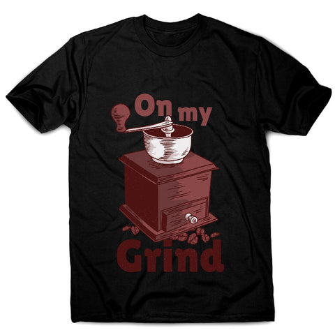 Manual coffee grinder - men's funny premium t-shirt - Graphic Gear