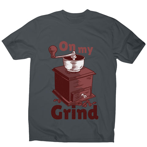 Manual coffee grinder - men's funny premium t-shirt - Graphic Gear