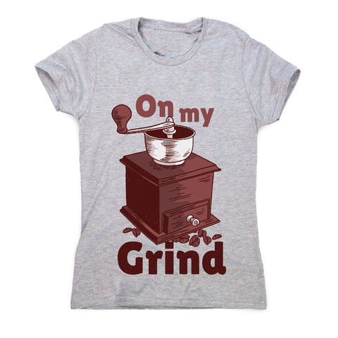Manual coffee grinder - women's funny premium t-shirt - Graphic Gear