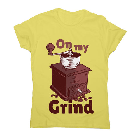 Manual coffee grinder - women's funny premium t-shirt - Graphic Gear