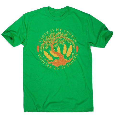 Nature quote - men's funny premium t-shirt - Graphic Gear