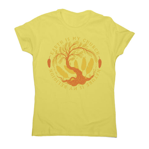 Nature quote - women's funny premium t-shirt - Graphic Gear