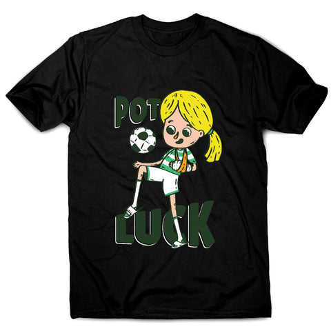 Potluck soccer - men's funny premium t-shirt - Graphic Gear