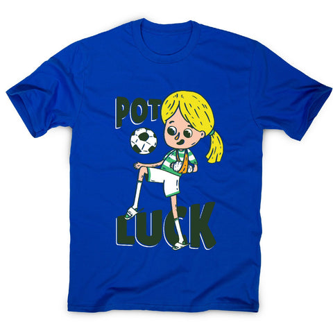 Potluck soccer - men's funny premium t-shirt - Graphic Gear