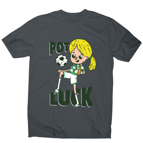 Potluck soccer - men's funny premium t-shirt - Graphic Gear