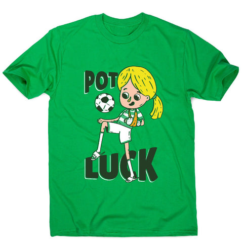 Potluck soccer - men's funny premium t-shirt - Graphic Gear