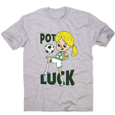 Potluck soccer - men's funny premium t-shirt - Graphic Gear