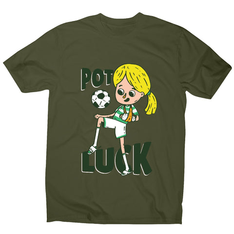 Potluck soccer - men's funny premium t-shirt - Graphic Gear