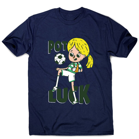 Potluck soccer - men's funny premium t-shirt - Graphic Gear