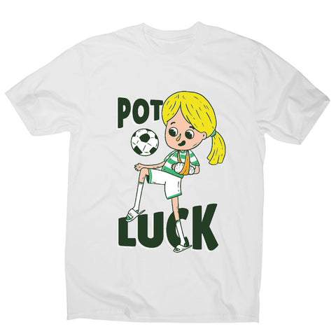 Potluck soccer - men's funny premium t-shirt - Graphic Gear