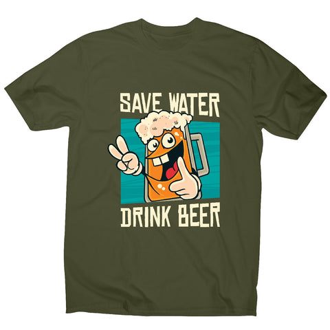 Save water - men's funny premium t-shirt - Graphic Gear