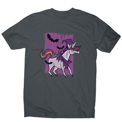 Witch unicorn - men's funny premium t-shirt - Graphic Gear
