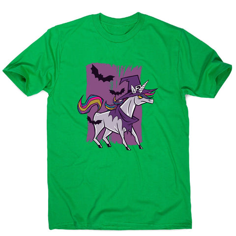 Witch unicorn - men's funny premium t-shirt - Graphic Gear