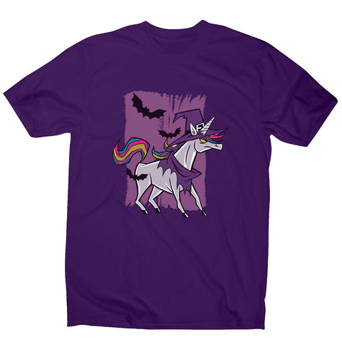 Witch unicorn - men's funny premium t-shirt - Graphic Gear