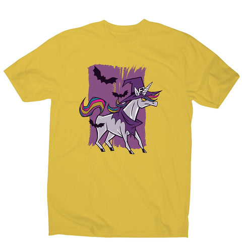 Witch unicorn - men's funny premium t-shirt - Graphic Gear